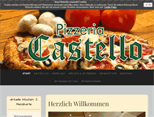 Tablet Screenshot of pizzeria-castello.at